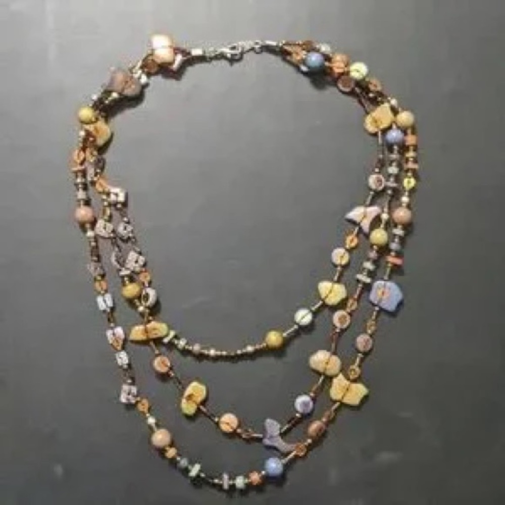 Elegant Multicolor Beaded Necklace